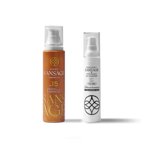 Sunscreen Gel + Tanning Oil