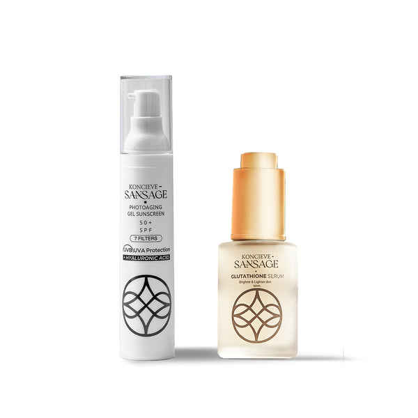Sunscreen Gel + Glutathione Serum