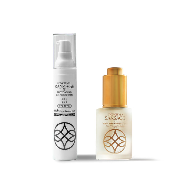Sunscreen Gel + Anti-Wrinkle Serum